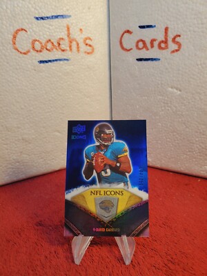 2008 Upper Deck NFL ICONS #/250 David Garrard Jacksonville Jaguars 