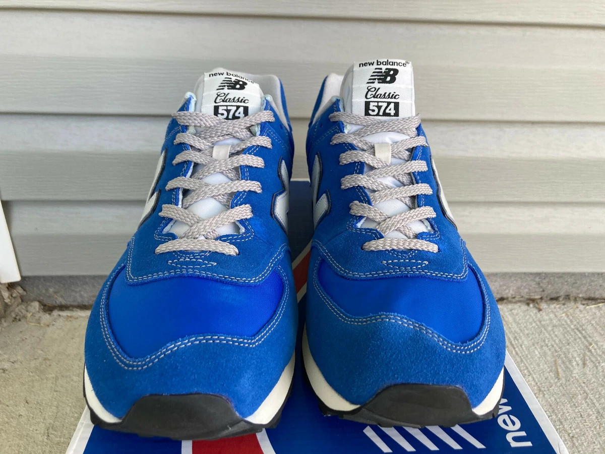 palma Petrificar Geometría New Balance 574 Mens Sz 13 Blue/Gray DS Europe 2015 ML574VNR | eBay