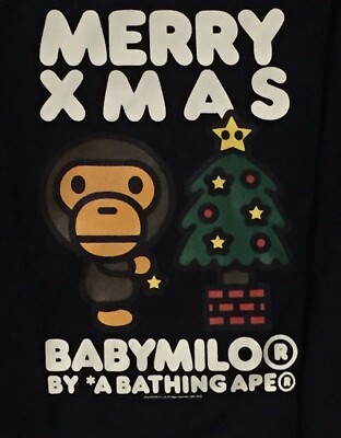 Bape milo store キッズ　クリスマス　スリッパー箱付き Bape milo store キッズクリスマススリッパー箱付き