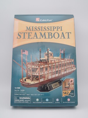 Cubic Fun Mississippi Steam Boat 1:100 Model