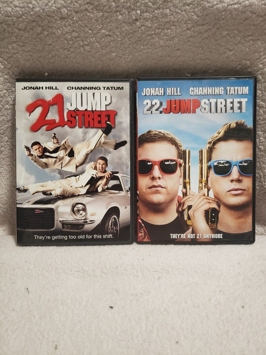 21 Jump Street and 22 Jump Street Channing Tatum Jonah Hill 2 DVD