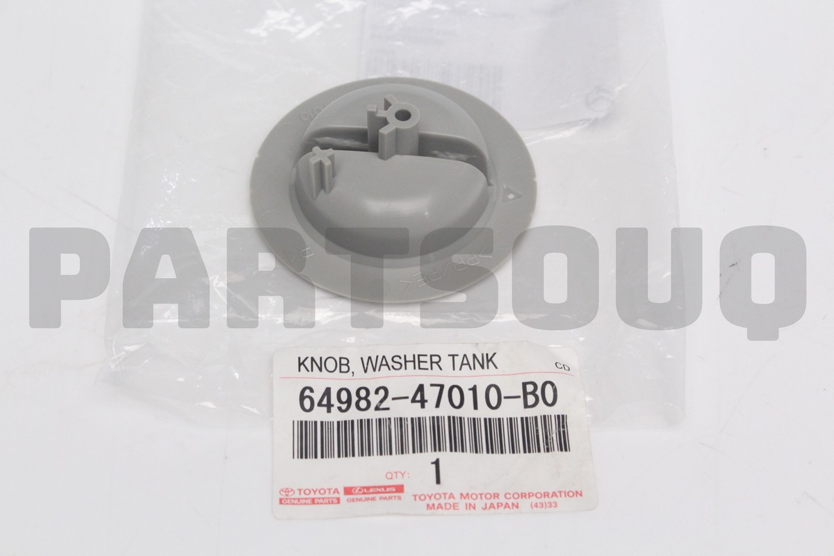 6498247010B0 Genuine Toyota KNOB, WASHER TANK 64982-47010-B0