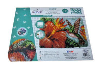 Kolibri Vogel Handwerk Buddy Riegel Haken Zum Selbermachen Rechteck Teppich Herstellung Kit 48 x 64 cm