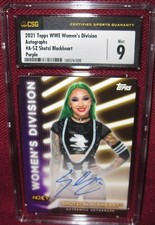 2021 WWE WOMEN'S DIVISION AUTOGRAPH #A-SZ SHOTZI PURPLE 35/99 CSG 9 AUTO 10
