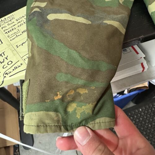 Vintage Military Jacket Mens Medium Extra Short Gore Rain Tex Cold Weather Parka - Picture 12 of 13
