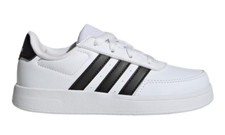 adidas Breaknet 2.0 Kids Lace-up Tennis Sneakers Shoes White Size 5 NEW