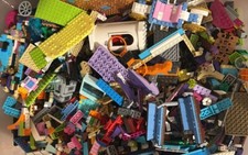 Bulk LEGO LOT 10 pound box of Bricks, parts, Pieces, Tire, Friends 10 pounds