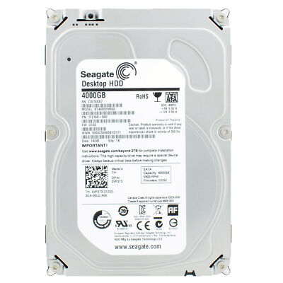 Festplatte Dell 4TB 0VF3T3 64MB Sata III 5900U/min 3,5'' Zoll ST4000DM000