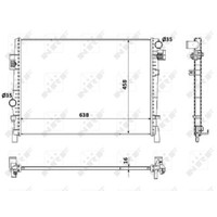 KüHler WasserküHler FüR Dodge Journey Fiat Freemont JC 2.0 CRD 2.4 VVT 2.7