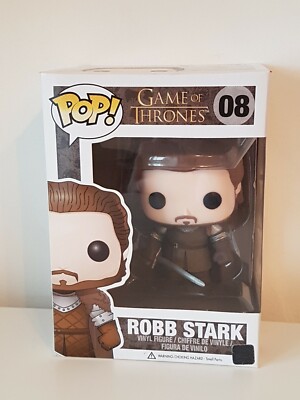Funko Pop Game of Thrones Robb Stark 08 with Pop Protector Genuine | eBay