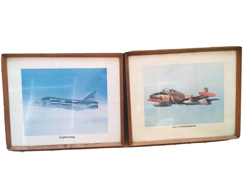 x2 50s/60s RAF Cold War SAUDI RSAF Fighters ELECTRIC LIGHTNING + BAC STRIKEMASTER  - Bild 1 von 7
