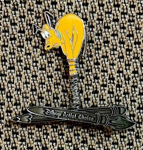 Disney Search For Imagination Event Artist Choice Pluto On Spring-O-Fun Pin LE