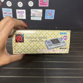 Neo geo Pocket Clear Samuri Spirits Special Box Rare From Japan New