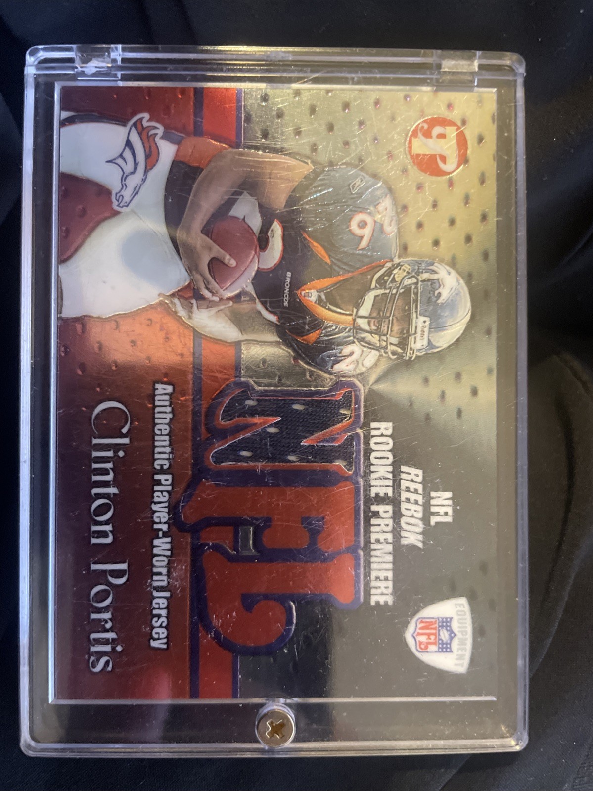 Clinton Portis Topps Pristine Rookie Premiere Jersey #RPRCP Rookie Premiere Jersey