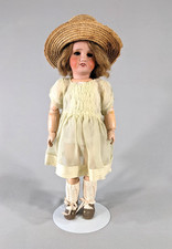 Antique 13" Original UNIS France 301 Tête Jumeau Bisque Composition Doll