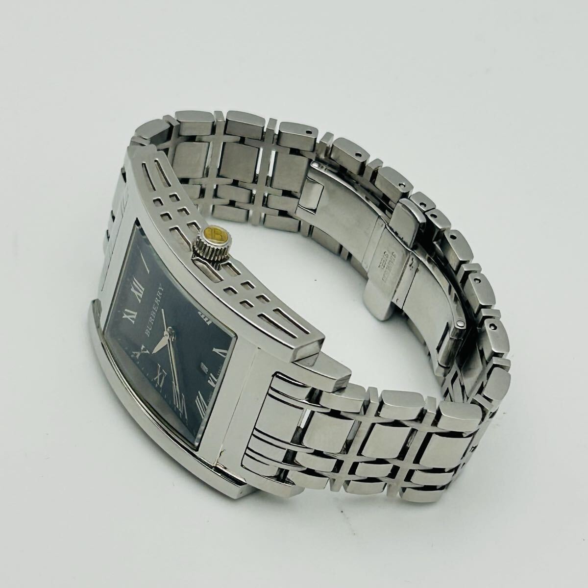 Burberry Men's Watch Black Rectangular BU1555 New… - image 10