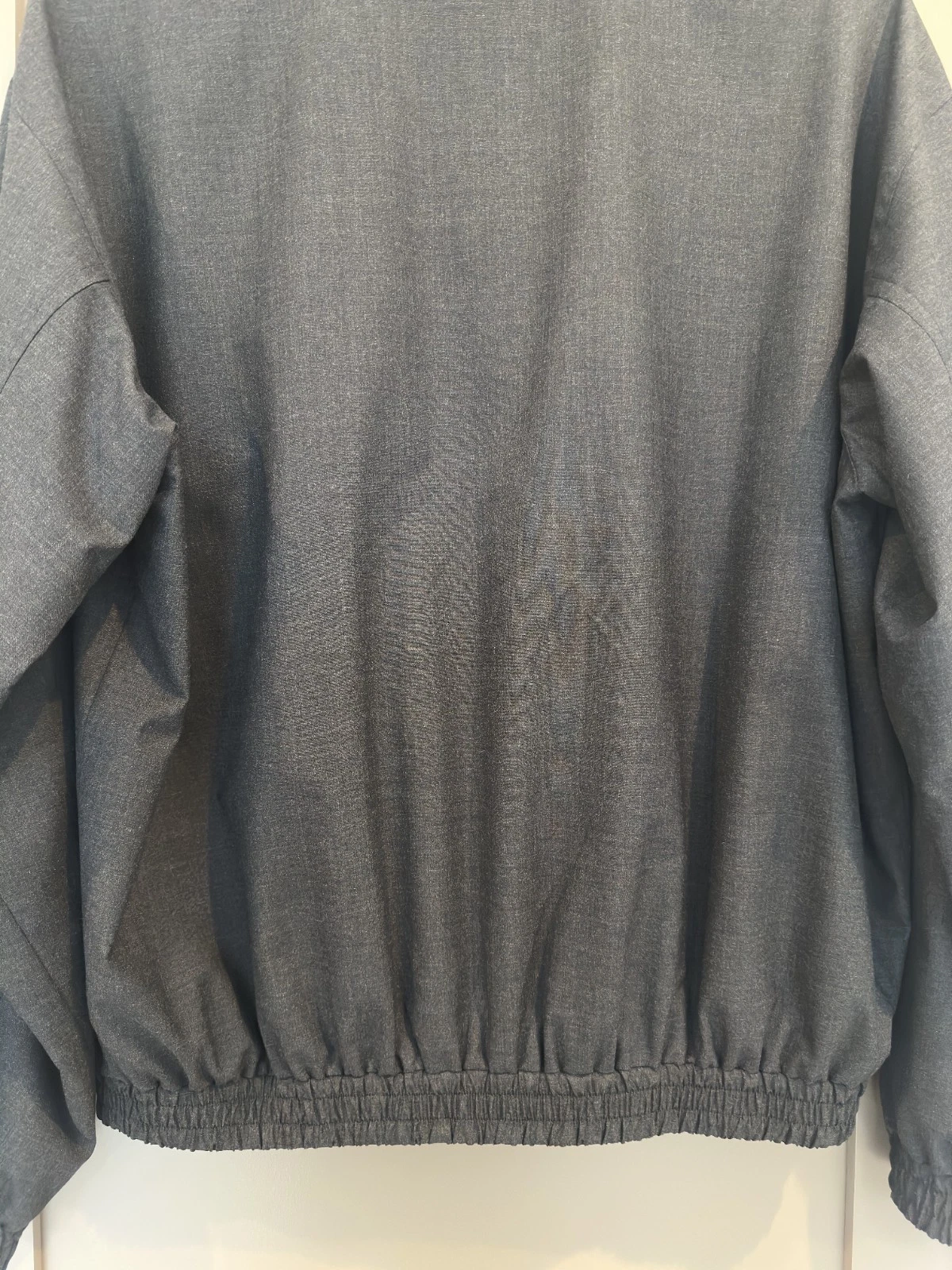 Auralee Ultra Fine Tropical Wool Zip Blouson Charcoal 5 NWT Harrington SS26 image 10