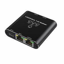 Gigabit Networking Splitter 3 Port RJ45 Fast Speed Stable Connection for Home