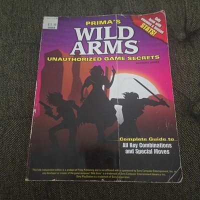 Wild Arms Unauthorized Game Secrets Strategy Player Guide Prima PS1 PlayStation