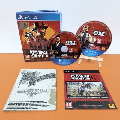 RED DEAD REDIMPION II 2 PS4 PLAYSTATION 4 PAL ITALIAN WITH MAP TESTED GREAT