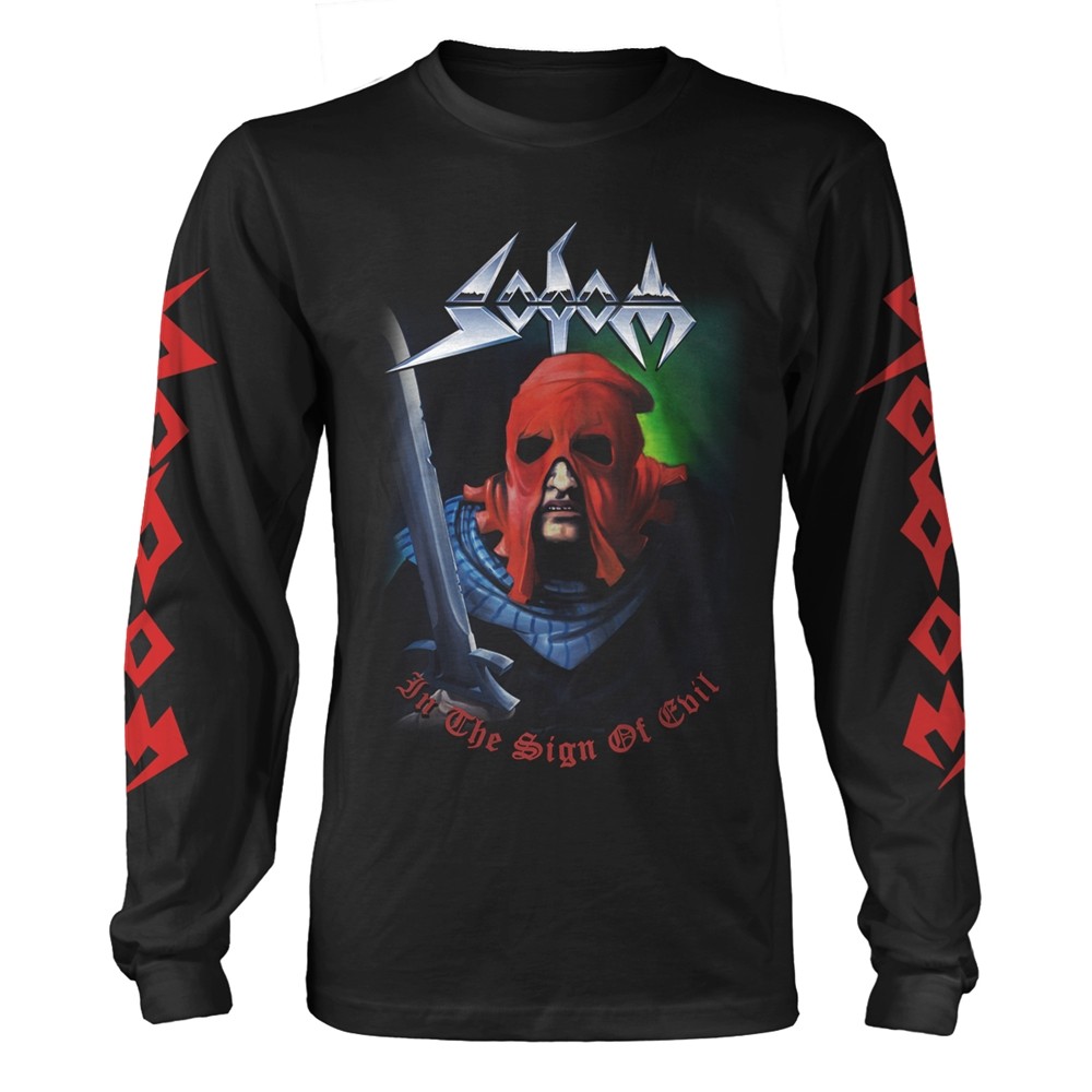 SODOM - IN THE SIGN OF EVIL BLACK (FOTL) Long Sleeve Shirt Large