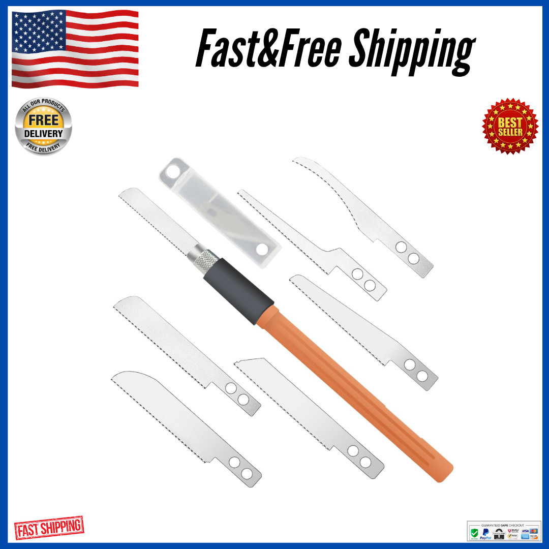 Mini Hand Saw Model Tool Hobby Hand Saw Kit Razor Set with 8