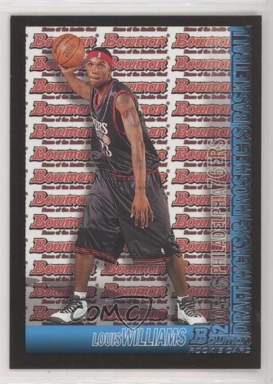 2005-06 Bowman Draft Lou Williams Louis Williams #135 0bn8
