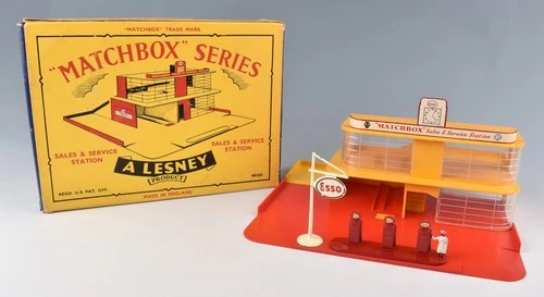 Matchbox Lesney 1-75 Series Accessory Pack MG1b Sales & Service Station *BOXED*