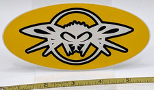 Black Flys surf skate eyewear streetwear vintage sticker 2000s Y2K yellow