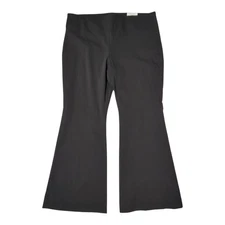 Chicos So Slimming Flare Pants NWT Womens Size 4R US 20R XXL Black Stretch