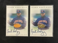 Frank Rodriguez 1996 Donruss Leaf Signature Series Auto Lot 2 