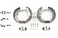 Bremsbackensatz FÜR Peugeot 206 SchrÄGheck (2A/C) - Textar 84061801