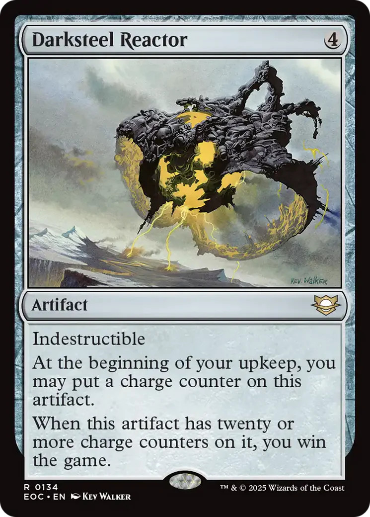 MTG Darksteel Reactor [Edge of Eternities Commander] Near Mint Magic