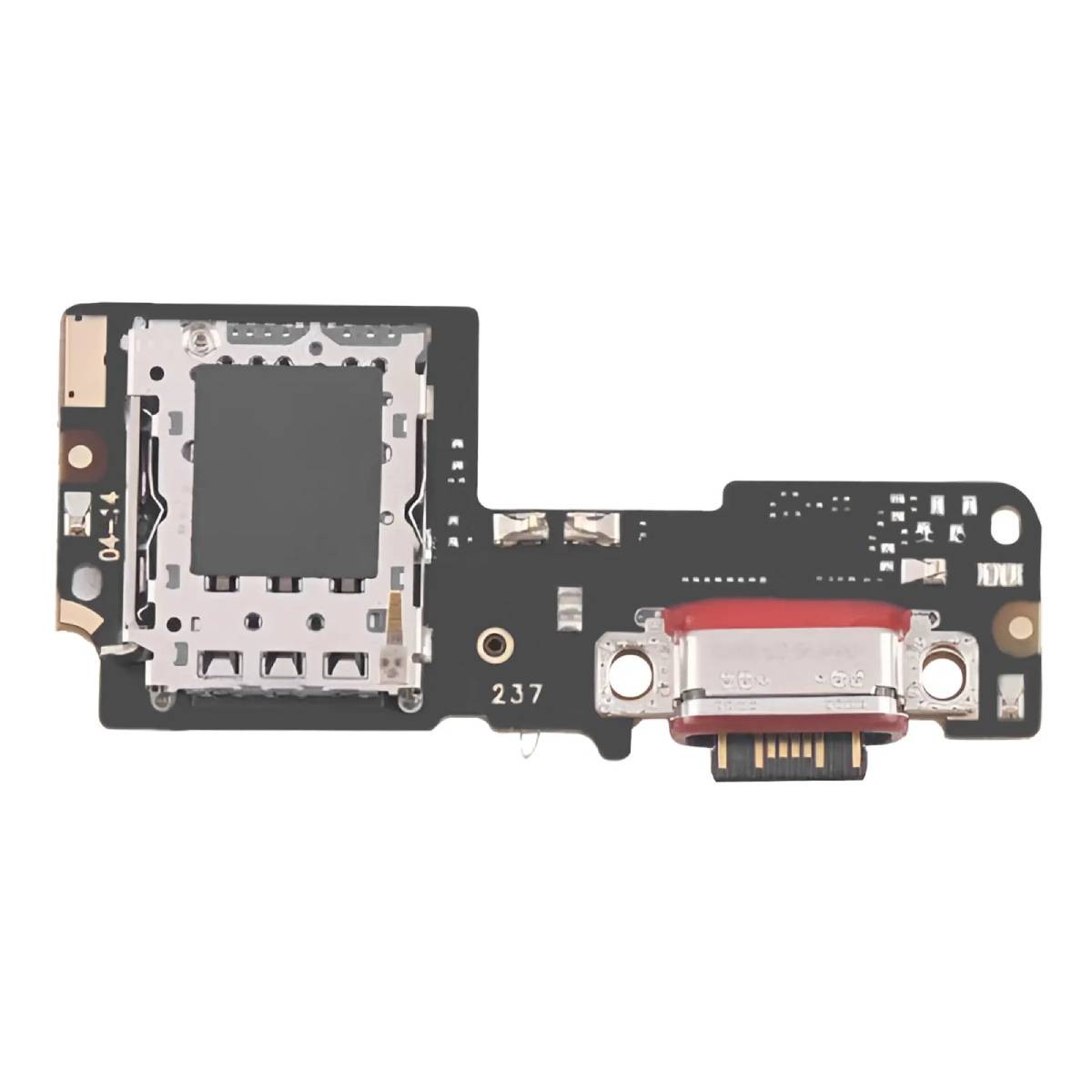 Connecteur de Charge USB-C Clappio pour Redmi Note 14 Pro 5G avec Lecteur Carte SIM Intégré