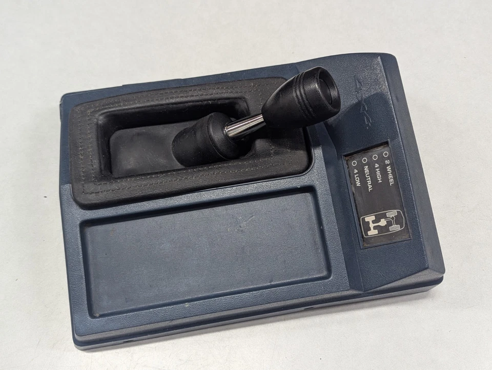 Chevy S10 S15 Blazer GMC Jimmy 1985-1993 azul consola piso central arranque 4x4 Foto 3 de 4