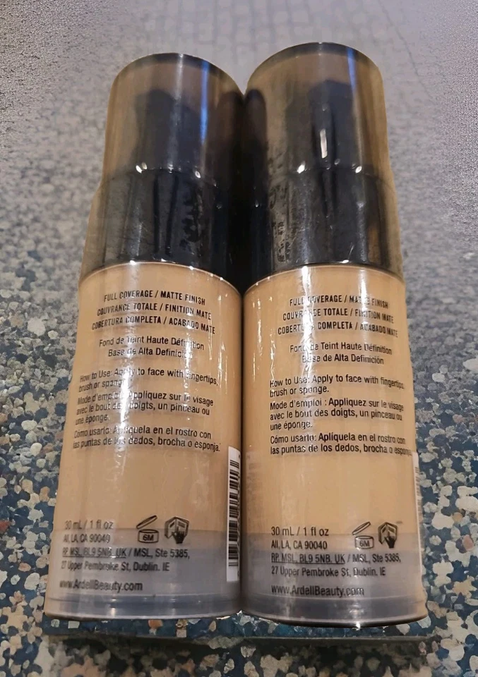 (Упаковка из 2) ARDELL камеры Hi-Def основа #4.0 света (новый/запечатанный) трудно найти - Изображение 3 из 3