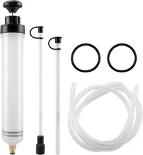 500 CC Automotive Fluid Extractor Pump, Oil Extractor Fluid Syring-e Pump white
