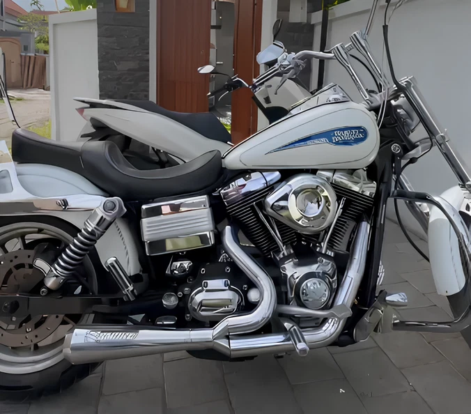 Escape personalizado para Harley Davidson Road King 1999-2023 sistema completo 2-1 Foto 4 de 4