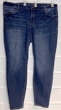 Old Navy Rockstar Super Skinny Mid Rise Stretch Cotton Blend Denim Jeans 20 EC 