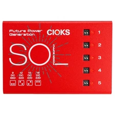 New CIOKS SOL Guitar Effects Pedal Power Supply Limited Edition Red