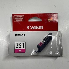 Genuine Canon Pixma 251 Magenta Ink Cartridge CLI-251M NEW SEALED New in Box