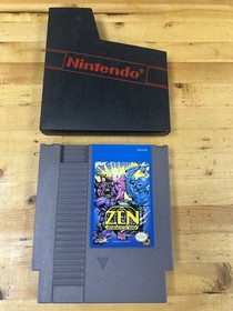 Konami Zen: Intergalactic Ninja Nintendo NES Cart And Dust Jacket