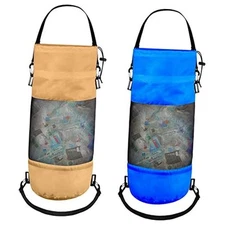 2 Packs Portable Boat Accessories Mesh Trash Bags Trash Can Garbage Container 