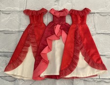 Disney Elena of Avalor Three Dresses, Gowns Lot 916