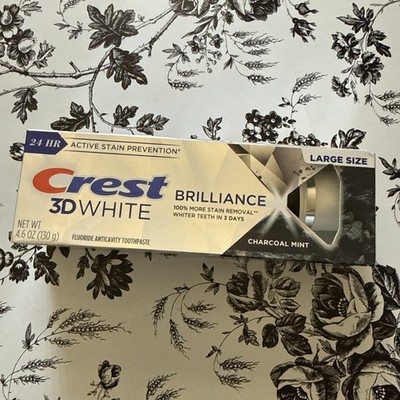 Crest 3D White Brilliance, 4.6oz Charcoal Mint 