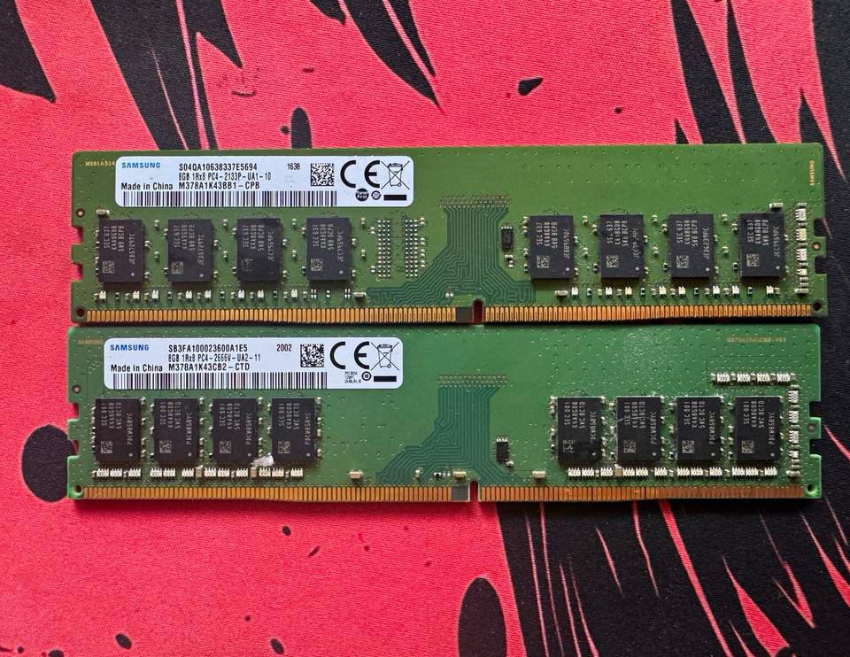 Samsung 16GB (2x8GB) DDR4 UDIMM PC4-2133P 288-Pin RAM M378A143BB1 | eBay.de