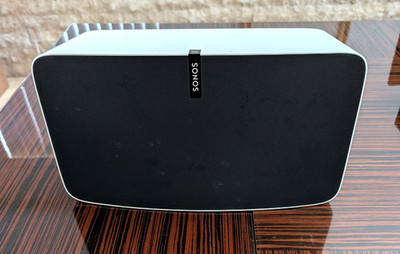 Sonos Play:5 Gen 2 S100 Smart Speaker White W/Power Cable Works Great BIG BASS