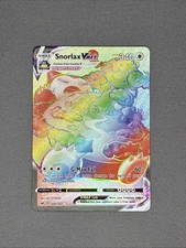 Pokémon Snorlax VMAX 206/202 Rainbow Sword and Shield on eBay
