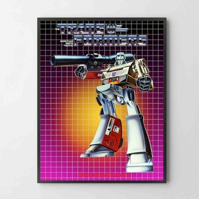 Poster Transformers G1 1984 Megatron Box Artwork Retro Unframed Print T0014