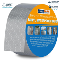 Butylband Dichtungsband 5Cm X 5M Silber Aluminiumfolie Abdichtung Tape